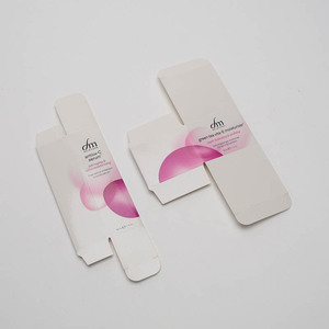 大豆油墨印刷定制奢华护肤包装可回收牛皮纸折叠化妆品包装盒 - Product Image 4