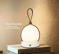 Lampe de table portable LED innovante avec batterie intégrée, idéale pour le camping, le bar, le bureau et la chevet comme veilleuse