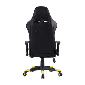 Chaise de jeu extrême à dossier haut, structure rouge et jaune, pour enfants, avec éclairage Led - Product Image 5