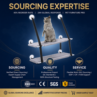 Hamac double couche pour chat à fixer sur fenêtre, avec ventouses spirales robustes, lit mural pour chats d'intérieur, perchoir pour animaux de compagnie très résistant, vente en gros