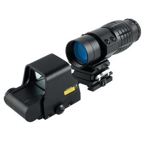 Mira SYQT 3X 553 con Magnificador 3X y Montura Abatible Lateral de Liberación Rápida para Caza y Punto Rojo Holográfico - Product Image 1