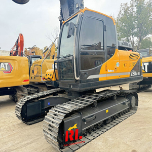 Excavatrice originale Hyundai 220LC-9S d'occasion de la Corée pelleteuses de 22 tonnes avec pompe à moteur central grande vente pelleteuse sur chenilles remise à neuf - Product Image 2