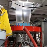 Machine de production de film soufflé coextrudé à 3 couches haute transparence, ligne de production dédiée pour film de substrat de laminage PE de qualité supérieure.