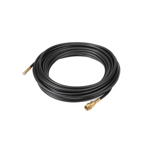 Sonde de nettoyage de tuyaux pour machines de nettoyage, longueur 10 pieds, avec raccord en laiton - Product Image 2
