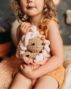 Vendita calda bambino uncinetto farcito sirena ciniglia uncinetto bambole sirena piccolo fatto a mano peluche sirena - Product Image 3