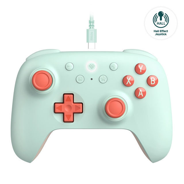 8BitDo Ultimate 2C Wired Gaming Controller for PC Windows 10, 11, Steam Deck Raspberry Pi Android Accessory