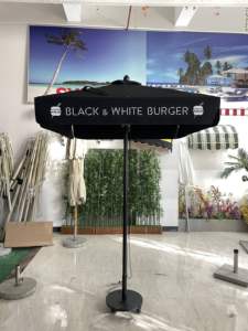 Sombrilla de <span class=keywords><strong>Patio</strong></span> con Marco de Aluminio Directo de Fábrica, Parasol Grande para Exteriores con Diseño de Crochet para Jardín, Restaurante, Parque, Hotel - Product Image 3