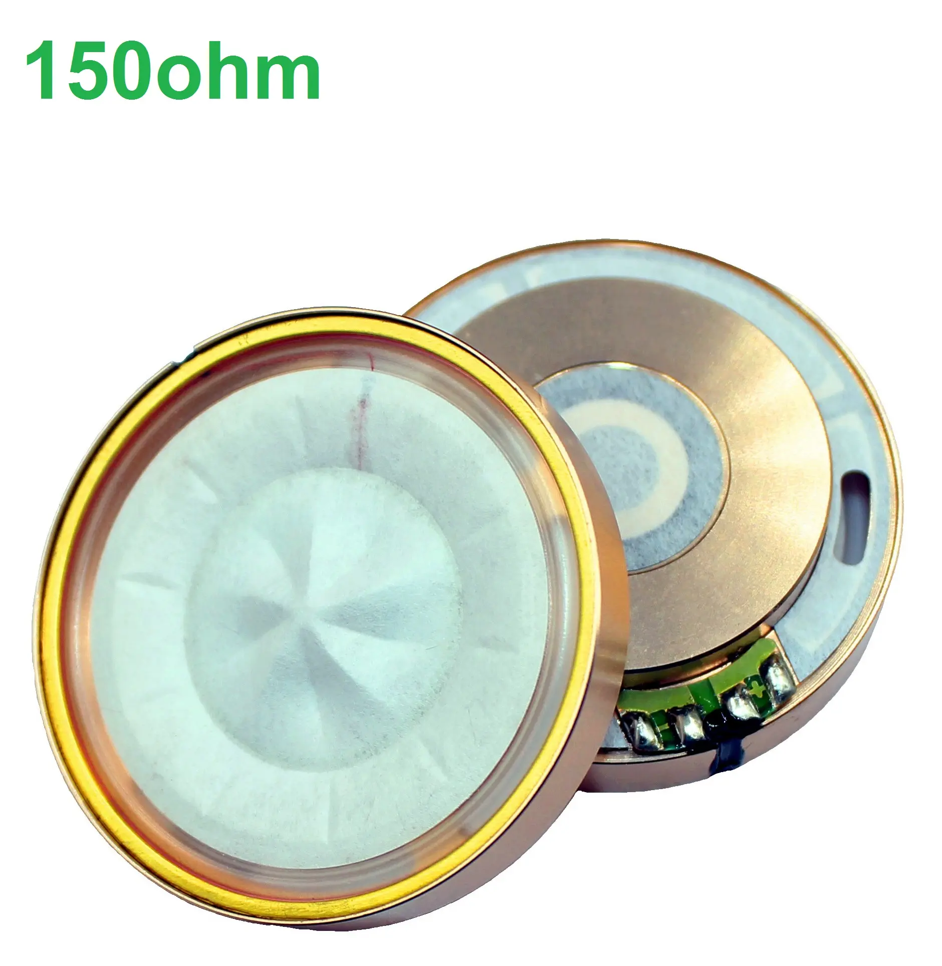 Manufaktur driver headphone profesional speaker headphone 50mm 150ohm speaker serat nanodium diafragma neodymium magnet ganda