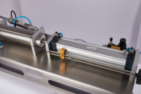Machine de remplissage semi-automatique pour liquides épais, crème, pâte, sauce, miel, bouteilles