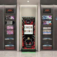 Mesin Vending Lantai dengan Layar Sentuh 32 Inci, Pemindai ID Usia untuk Penggunaan di Klub Malam, Bar, Hotel, dan Mal Ritel, dengan Garansi 1 Tahun
