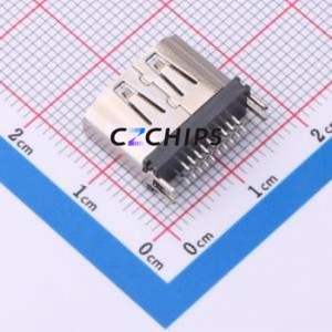 HDMI-GD-135PWB HDMI Connector SMD Connector ( Connector Type: HDMI-A )( Gender: Female )( Total Number of PINs: 19P ) - Product Image 2