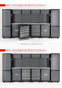4m <span class=keywords><strong>5m</strong></span> 7m armoire à outils de <span class=keywords><strong>garage</strong></span> en acier robuste personnalisée en métal établi - Product Image 4