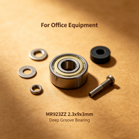 Roulement à gorge profonde micro MR923ZZ 2.3x9x3mm GCr15 P6 ZV2 avec blindage pour équipement médical