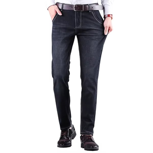 Jeans de Hombre de Alta Calidad, Corte Regular, Azul Clásico, Corte Recto, Cómodos y Elegantes para Uso Diario, Producción en Masa - Product Image 1