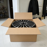 Jantes en alliage d'aluminium monobloc forgées YUDAO neuves de 17-18 pouces, PCD 5x14.3/5x112, finition argent, ET 25 mm pour usage quotidien