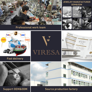 Viresa bán buôn 3M-8mm 0.1ct-2ct vvs moissanite kim cương 100% vượt qua Kim Cương Tester Vòng rực rỡ cắt lỏng moissanite đá - Product Image 4