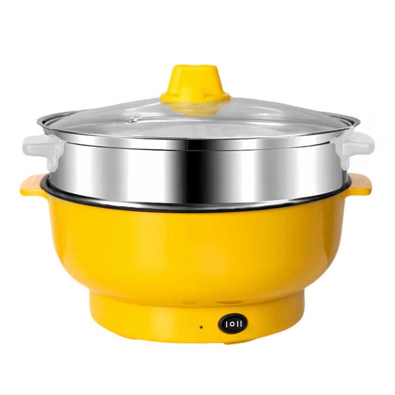Yellow-20-28CM-Stainless Steel Steamer Basket