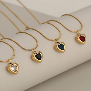 สร้อยคอโซ่ทำจากสเตนเลสสตีลแฟชั่นสำหรับผู้หญิงขายส่ง - Product Image 2