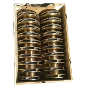 Hélice en spirale fermée en cuivre poli à 4 pales pour pompe à eau de bateau et pièces de pompe de condenseur - Product Image 1