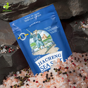 Kunden spezifisch bedruckte 100g 200g 500g 1kg Bolsa Doypack Wieder versch ließbare Dichtung Reiß verschluss Steh beutel Verpackungs tasche für Meersalz/Badesalz - Product Image 2