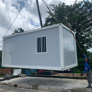 บ้านตู้คอนเทนเนอร์พร้อมพลังงานแสงอาทิตย์พับได้40ft 2ห้องนอนบ้านแบบพกพา - Product Image 1