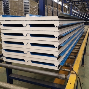 Panel sándwich <span class=keywords><strong>de</strong></span> PU tallado en metal, paneles <span class=keywords><strong>de</strong></span> revestimiento, paneles <span class=keywords><strong>de</strong></span> espuma <span class=keywords><strong>de</strong></span> poliuretano decorativos y aislados <span class=keywords><strong>de</strong></span> pared exterior con aislamiento - Product Image 4