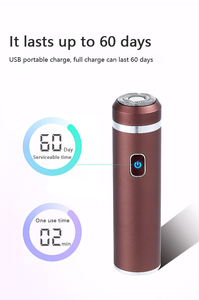 Mini Afeitadora eléctrica portátil para hombres y mujeres, herramienta de depilación recargable por USB, sin dolor - Product Image 5