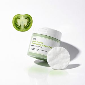 SUNGBOON EDITOR Green Tomato Pore Peeling Jumbo Pad 60P Facial Cleanser All Skin Types - Product Image 1