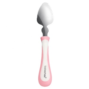 Cuillères à <span class=keywords><strong>pamplemousse</strong></span> avec bords dentelés, cuillère à gratter, acier inoxydable 304 de bonne qualité, alimentation des bébés en fruits - Product Image 1