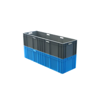 EU41228 1200*400*280mm Bacs de Rangement et de Transport en Plastique Robuste pour Déménagement (Conteneur de Manutention)