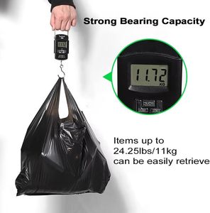 Huamaohengchun Bolsas de Basura Negras Pequeñas con Asa, Portátiles y Duraderas para Oficina, Cocina, Dormitorio, 36x60cm - Product Image 2