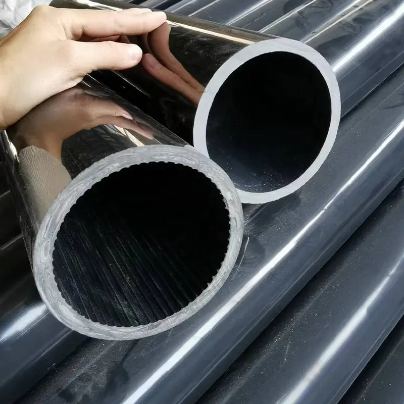 Factory Direct PVC Core 6''Tube Large Thickened load bearing strong roll paper roll cloth film pvc winding pipe