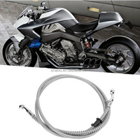 Tuyau de frein en acier inoxydable AN3 PTFE de qualité usine, ligne de frein avant universelle pour moto Honda Yamaha Suzuki