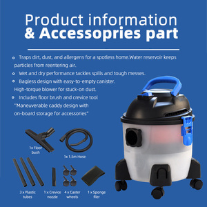 Prozeako — <span class=keywords><strong>aspirateur</strong></span> avec Filtration à eau, appareil à séchage humide, vente directe depuis l'usine - Product Image 5