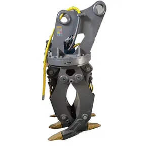 excavator grab stone grapple hydraulic rotational grapple scrap metal claws for 20-30 Ton Excavator