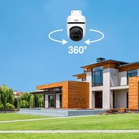 Cámara TP-LINK Tapo C500 para Exteriores, 2K HD, Panorámica/Inclinación, IP65 Impermeable, Visión Nocturna a Todo Color, Detección de Personas por IA, WiFi