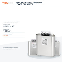 Condensateur de puissance auto-réparateur BSMJ 480V 30kvar triphasé avec borne M8 pour banque de condensateurs