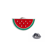 Épinglette en émail personnalisée pastèque Support Palestine pastèque breloque broche broche Badge broches épinglette accessoires