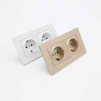 Prise murale industrielle, prise EU, 16A, IP22, 250V, 2 prises, haute qualité, pour usage domestique, commercial et hospitalier, prix de gros d'usine