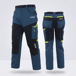 <span class=keywords><strong>Pantalon</strong></span> de <span class=keywords><strong>travail</strong></span> de sécurité pour hommes, haute visibilité, multi-poches, en polyester indéchirable, pour atelier, usine, construction, printemps - Product Image 1