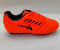 Chaussures de football/soccer tendance pour hommes, vente en gros, cuir PU imperméable, doublure en mesh, confortables, sûres, antidérapantes, chaussures de sport décontractées