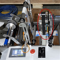 Machine d'étiquetage semi-automatique haute précision BSK-ST01 pour bouteilles, entraînement électrique, capacité 2400 BPH pour verre et métal