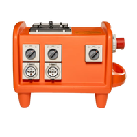 Tableau de distribution industriel 63A / Boîtier de distribution portable australien avec prises 6x15A et 2x32A, protection RCD et RCBO