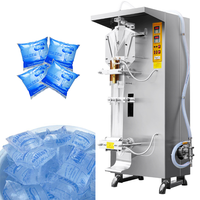 Ligne de Production Complète Automatique 3-en-1 pour Ensachage et Remplissage de Sachets de Liquide d'Eau Pure Imprimés en Nylon, Cadence 2000 BPH