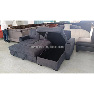 WF-SL6142 Winforce Modern Space Saving Living Room Sofa Set Corner Sleeper Sofa <strong>Couches</strong> With Storage Fabric <strong>Pull</strong> Out Sofa <strong>Bed</strong> - Product Image 5