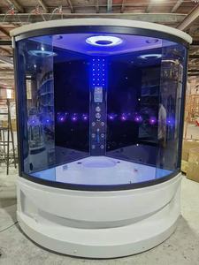 Cabine <span class=keywords><strong>de</strong></span> <span class=keywords><strong>douche</strong></span> à vapeur portable multifonctionnelle <span class=keywords><strong>de</strong></span> luxe avec baignoire à remous et jacuzzi, design moderne, garantie <span class=keywords><strong>de</strong></span> 3 ans - Product Image 4