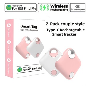 Nouveau traceur intelligent certifié MFi, rechargeable par USB-C, anti-perte mondial pour iOS et Android, localisateur d'objets à portée illimitée - Product Image 5
