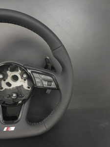 Volante Sportivo in Pelle Stile RS per Audi A3 A4 A5 A6 <span class=keywords><strong>A7</strong></span> Q3 Q5 Q7 S Line - Product Image 6
