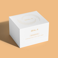 Boîtes d'emballage en papier de carton personnalisées pour pommade au beurre corporel crème pour le visage et le corps pot cosmétique éponge doublure stratification mate