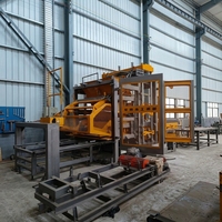 Machine à blocs de pavés entièrement automatique QT5-15, machine à briques de terre stabilisées, mini-machine à fabriquer des blocs pour les petites entreprises